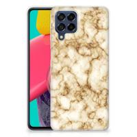 Samsung Galaxy M53 | TPU | Siliconen hoesje | Marmer Goud