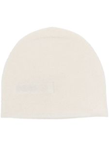 Jil Sander bonnet nervuré en cachemire - Tons neutres