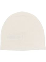 Jil Sander bonnet nervuré en cachemire - Tons neutres