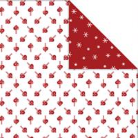 Design Papier, harten & ijskristallen, vel 30,5x30,5 cm, 180 gr, 3 vel/ 1 doos