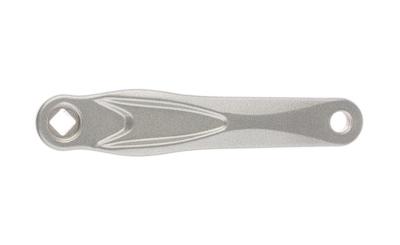 Miranda alu linkse crank alfa 1 170mm lengte zilver 574001