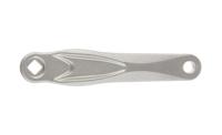Miranda alu linkse crank alfa 1 170mm lengte zilver 574001