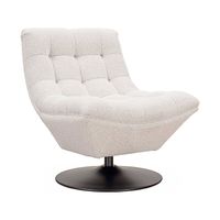 Richmond Fauteuil Sydney Bouclé - Wit - thumbnail