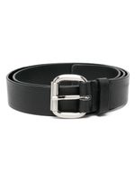 DONDUP ceinture en cuir à boucle ardillon - Noir