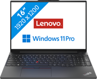 Lenovo ThinkPad E16 Gen 1 (Intel) Intel® Core™ i7 i7-13700H 40,6 cm (16") WUXGA 32 GB DDR4-SDRAM 1 TB SSD Wi-Fi 6 (802.11ax) Windows 11 Pro Zwart - thumbnail