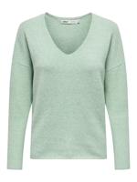 Only Onlrica Life L/s V-neck Pullo Knt Noos Trui Lichen W. Melange