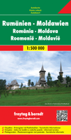 Wegenkaart - landkaart Roemenië & Moldavië | Freytag & Berndt - thumbnail