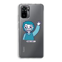 Zwaai: Xiaomi Redmi Note 10 Pro Transparant Hoesje
