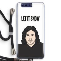 Let It Snow: Honor 9 Transparant Hoesje met koord
