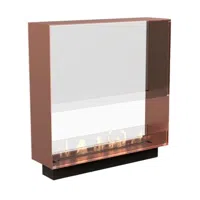 Montreal Vue - Geborsteld koper
- Decoflame 
- Kleur: brushed copper , Zwart  
- Afmeting: 120 cm x 80 cm x 40 cm - thumbnail
