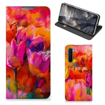 Bookcase OnePlus Nord Tulips Bookcase OnePlus Nord Tulips