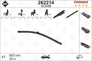 Wisserblad ALTERNATIVE CONNECT SWF, u.a. für Citroën, Peugeot, Seat, Opel, Renault, Ford, Mercedes-Benz, Chevrolet, DS