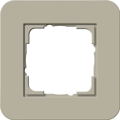 Gira afdekraam 1 voudig E3 grijs beige-zuiverwit