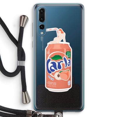 S(peach)less: Huawei P20 Pro Transparant Hoesje met koord