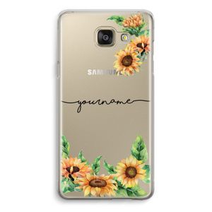 Zonnebloemen: Samsung Galaxy A5 (2016) Transparant Hoesje