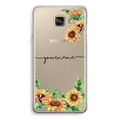 Zonnebloemen: Samsung Galaxy A5 (2016) Transparant Hoesje