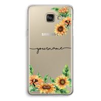 Zonnebloemen: Samsung Galaxy A5 (2016) Transparant Hoesje