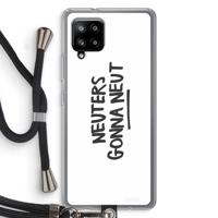Neuters: Samsung Galaxy A42 5G Transparant Hoesje met koord
