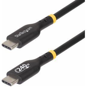 StarTech.com USB2EPR1M USB-kabel 1 m USB 2.0 USB C Zwart