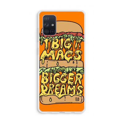 Big Macs Bigger Dreams: Galaxy A71 Transparant Hoesje