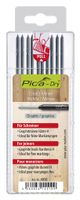 Pica Navulling grafiet H 4050 Dry, 10st. blister Pica Navulling grafiet H 4050 Dry, 10st. blister