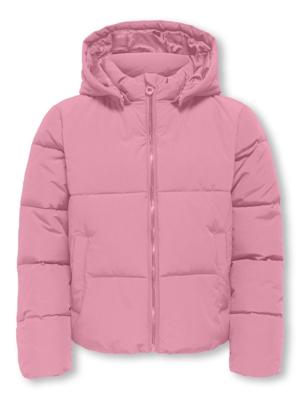 Kids ONLY winter winterjas meisjes - roze - puffer - Kogmalia