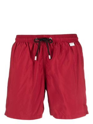 MC2 Saint Barth x Pantone™ short de bain à patch logo - Rouge