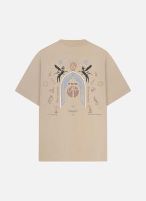 Off The Pitch Sacred T-Shirt Heren Beige - Maat XS - Kleur: Beige | Soccerfanshop