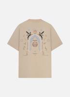 Off The Pitch Sacred T-Shirt Heren Beige - Maat XS - Kleur: Beige | Soccerfanshop
