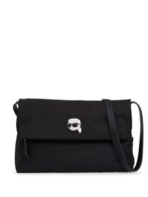 Karl Lagerfeld sac à main Ikon 2.0 à rabat - Noir