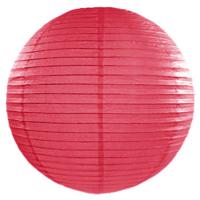 Luxe bol feest lampion - fuchsia roze - dia 50 cm - papier