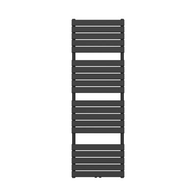 Handdoekradiator BWS Ress Middenaansluiting 180x60 cm Zwart Boss & Wessing