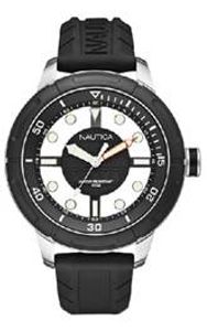 Horlogeband Nautica A29552G Rubber Zwart