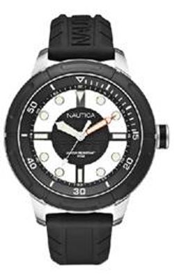 Horlogeband Nautica A29552G Rubber Zwart