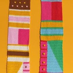 Haakpatroon Yarn and Colors Graphic Scarf