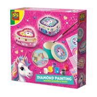 SES unicorn diamond painting houten sieradendoosjes SES unicorn diamond painting houten sieradendoosjes