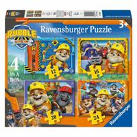 Ravensburger legpuzzel rubble & crew - 4 puzzels
