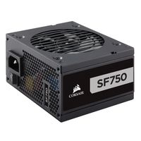Corsair SF750 power supply unit 750 W 24-pin ATX SFX Zwart - thumbnail