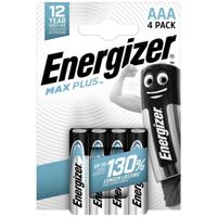 Energizer Max Plus AAA batterij (potlood) Alkaline 1.5 V 4 stuk(s) - thumbnail