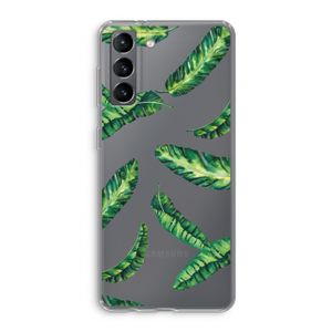 Lange bladeren: Samsung Galaxy S21 Transparant Hoesje