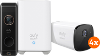 Eufycam 2 Pro 4-pack + Eufy Video Doorbell Dual 2 Pro - thumbnail