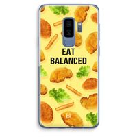 Eat Balanced: Samsung Galaxy S9 Plus Transparant Hoesje