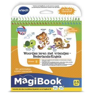 VTech MagiBook Activiteitenboek - Woordjes leren met vriendjes - Nederlands/Engels