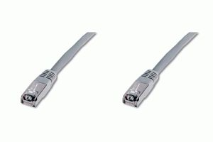 Digitus DK-1531-003 RJ45 Netwerkkabel, patchkabel CAT 5e SF/UTP 0.30 m Grijs 1 stuk(s)