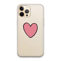 Hartje: iPhone 13 Pro Max Transparant Hoesje