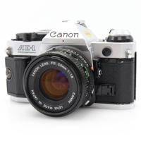 Canon AE-1 Program zilver + FD 50mm F/1.8 occasion