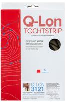 Schlegel Qlon 3121 Tochtstrip Afdichtingsprofiel 7m - Zwart