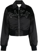 1017 ALYX 9SM veste bomber à logo brodé - Noir