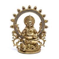 Ganesha Vlammend Aureool (30 cm)