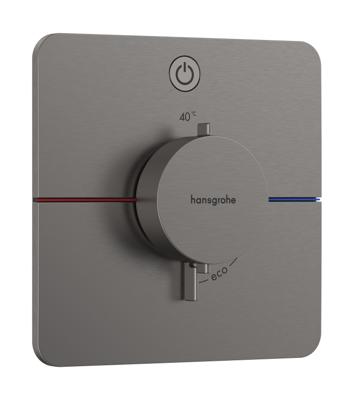 Hansgrohe ShowerSelect Comfort Q thermostaat inbouw voor 1 functie, Brushed Black Chrome
